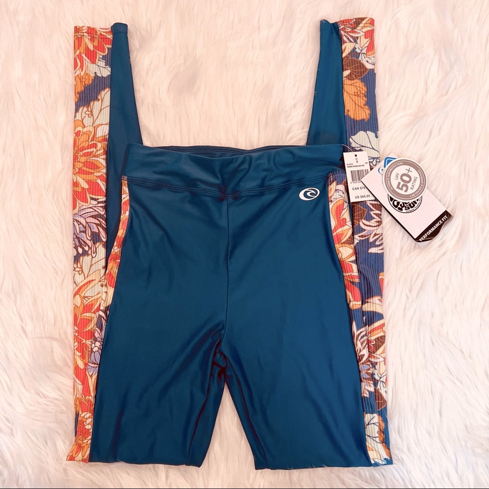 Rip Curl Blue and Floral Yardage Surf Pants Size 4 / XS - Picture 5 of 13